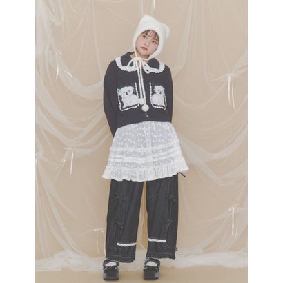 Bear Ear Knit Cap （ベージュ）｜詳細画像