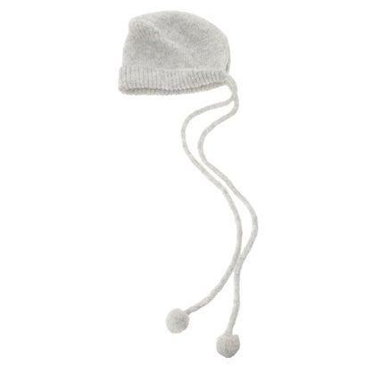 Bear Ear Knit Cap （ベージュ）｜詳細画像