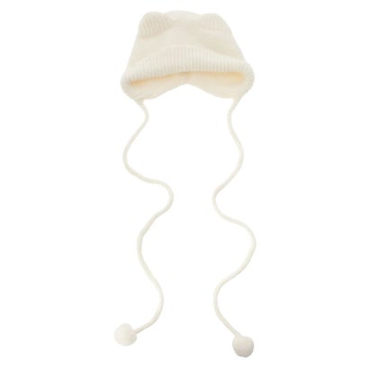 メリージェニー merry jenny Bear Ear Knit Cap （グレー）｜詳細画像