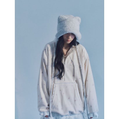 メリージェニー merry jenny Bear Ear Knit Cap （グレー）｜詳細画像