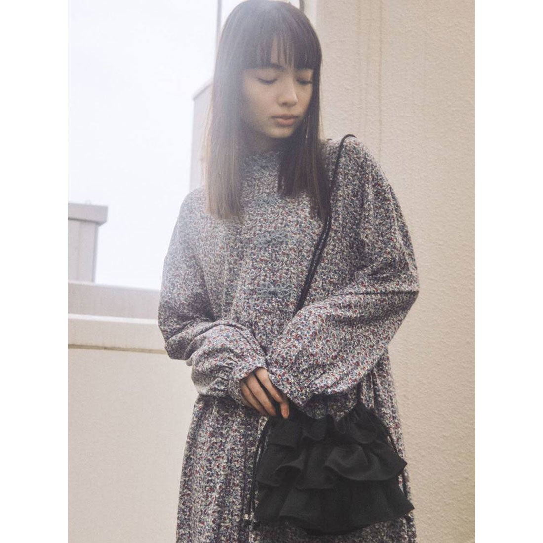 merry jenny floral china ワンピース（ブルー） -ファッション通販