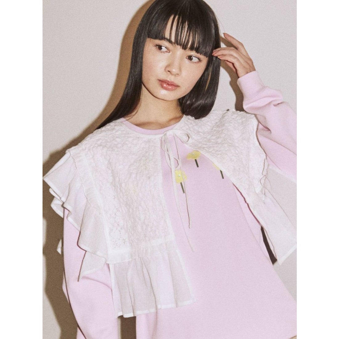 merry jenny デコラティブな襟（ブラック） -ファッション通販 FASHION 