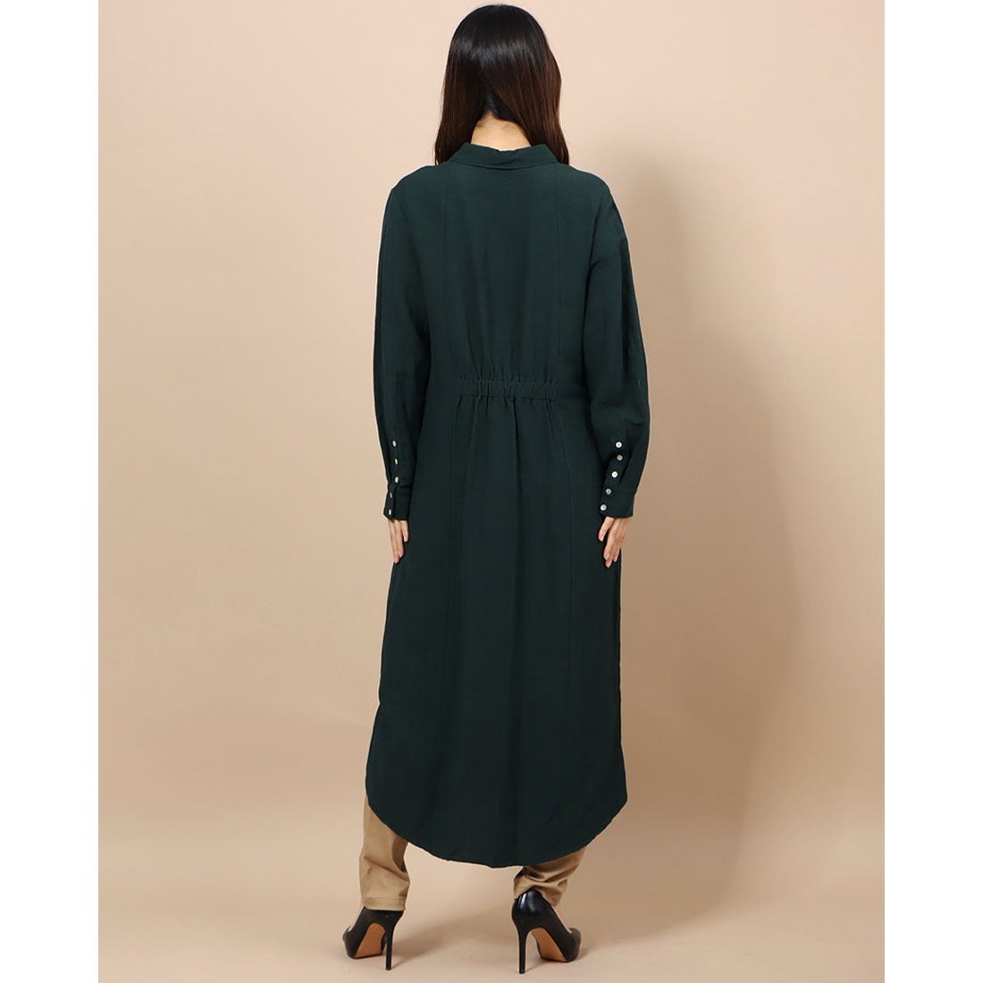 メルベイユアッシュ MERVEILLE H. VIS/LI ロングワンピース （ダーク 