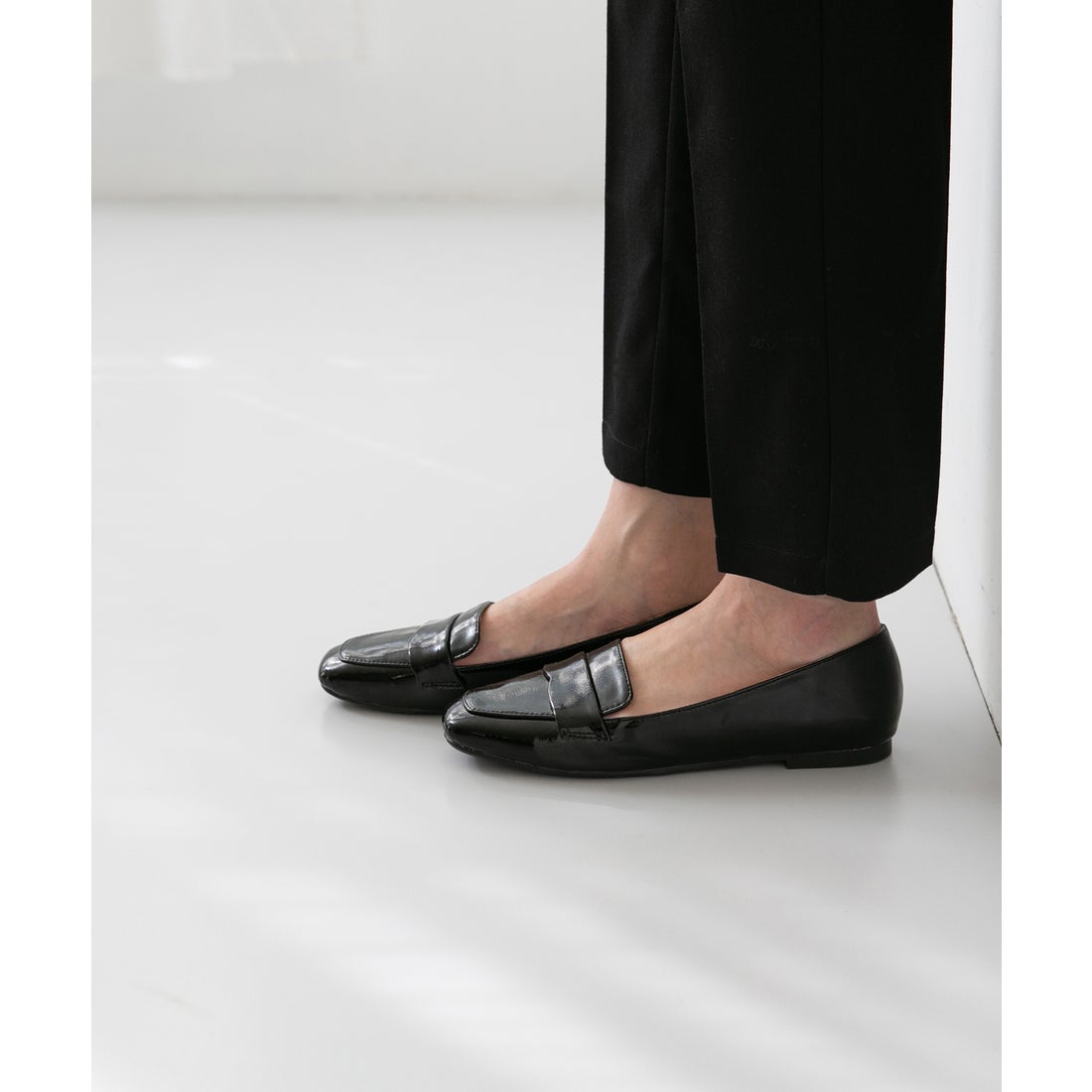 メヌエ menue 晴雨兼用 レインフラットシューズ （2020ブラックen） -靴＆ファッション通販 ロコンド〜自宅で試着、気軽に返品
