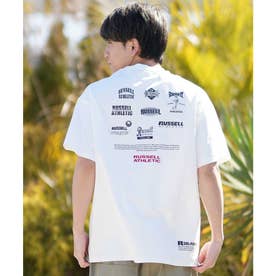 ラッセルアスレチック 半袖 Tシャツ メンズ UVカット 吸水速乾 （WHT）