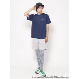 for RUN with CINEMA レギュラーフィットTシャツ UNISEX （ブルーJAWS）