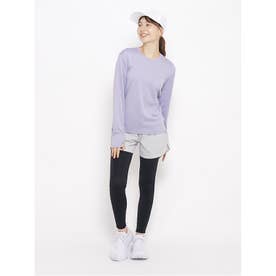 for RUN テックカノコ クルーネック長袖Tシャツ LADIES （ライラック）
