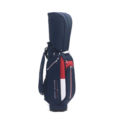 トミー ヒルフィガー ゴルフ TOMMY HILFIGER GOLF キャディバッグ メンズ レディース 9.0型 おしゃれ 46インチ 4分割 合皮 カート カート型 キャディーバッグ カートキャディバッグ エッセンシャル THMG6SC6 （ネイビー）｜詳細画像