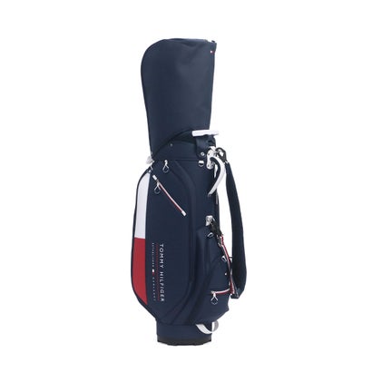 トミー ヒルフィガー ゴルフ TOMMY HILFIGER GOLF キャディバッグ メンズ レディース 9.0型 おしゃれ 46インチ 4分割 合皮 カート カート型 キャディーバッグ カートキャディバッグ エッセンシャル THMG6SC6 （ネイビー）｜詳細画像