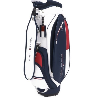 トミー ヒルフィガー ゴルフ TOMMY HILFIGER GOLF キャディバッグ メンズ レディース 9.0型 おしゃれ 46インチ 4分割 合皮 カート カート型 キャディーバッグ カートキャディバッグ エッセンシャル THMG6SC6 （ネイビー）｜詳細画像