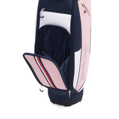 トミー ヒルフィガー ゴルフ TOMMY HILFIGER GOLF キャディバッグ メンズ レディース 9.0型 おしゃれ 46インチ 4分割 合皮 カート カート型 キャディーバッグ カートキャディバッグ エッセンシャル THMG6SC6 （ネイビー）｜詳細画像