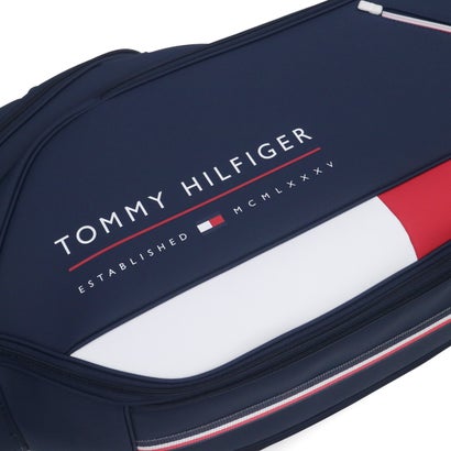トミー ヒルフィガー ゴルフ TOMMY HILFIGER GOLF キャディバッグ メンズ レディース 9.0型 おしゃれ 46インチ 4分割 合皮 カート カート型 キャディーバッグ カートキャディバッグ エッセンシャル THMG6SC6 （ネイビー）｜詳細画像