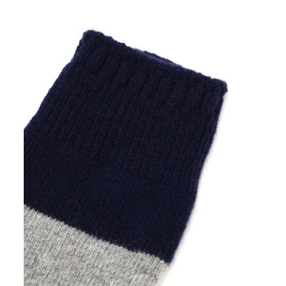 COLOUR BLOCK SOCK （BROWN）｜詳細画像