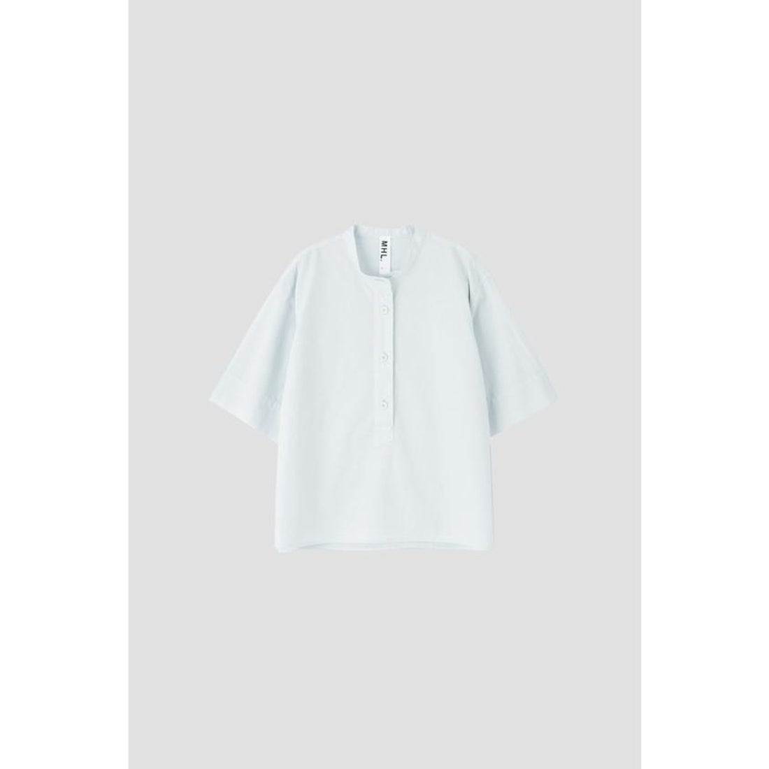 エムエイチエル MHL. COTTON RAMIE POPLIN （PALE GREEN1 