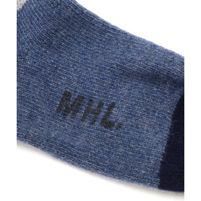 COLOUR BLOCK SOCK （BROWN）｜詳細画像