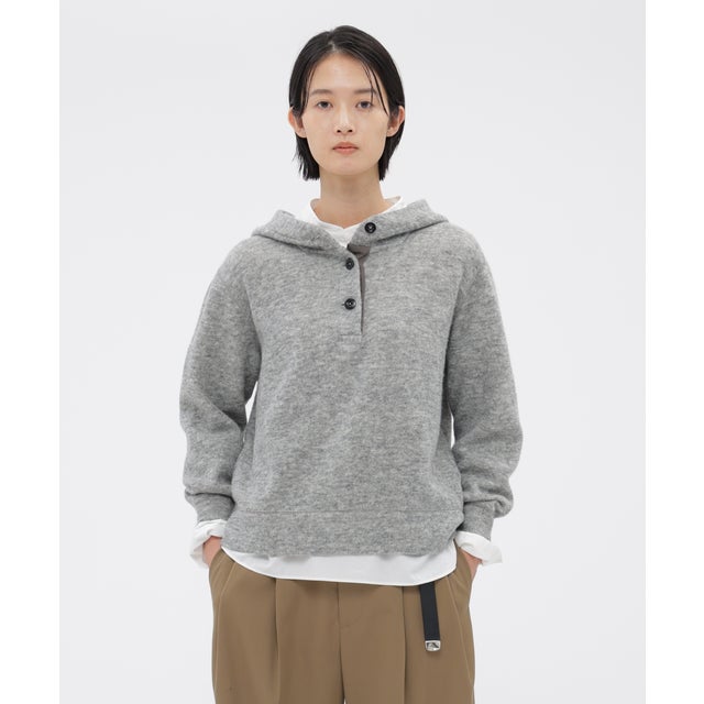 WOOL COTTON JERSEY （LIGHT GREY1）