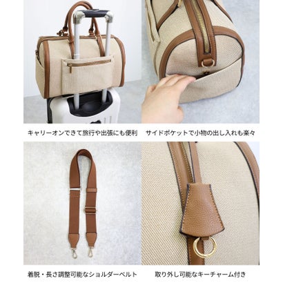 【人気・再販】2wayトラベルボストンバッグ （ブラック）｜詳細画像