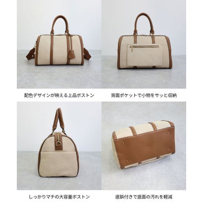 【人気・再販】2wayトラベルボストンバッグ （その他ブラック）｜詳細画像