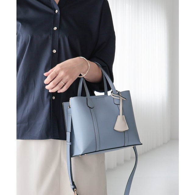CALLA / 2wayトートバッグ （サックス）