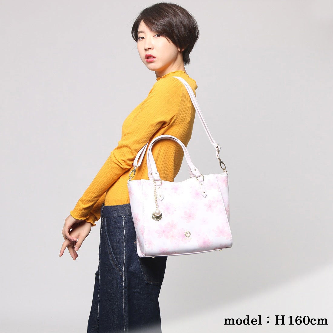 ミッシュマッシュ MISCH MASCH パフィー 花柄2WAYバッグ （ライト 