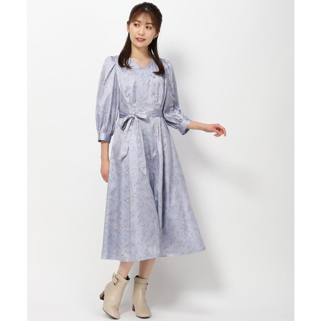 アンティークフラワーワンピース/MM337415 （PURPLE）