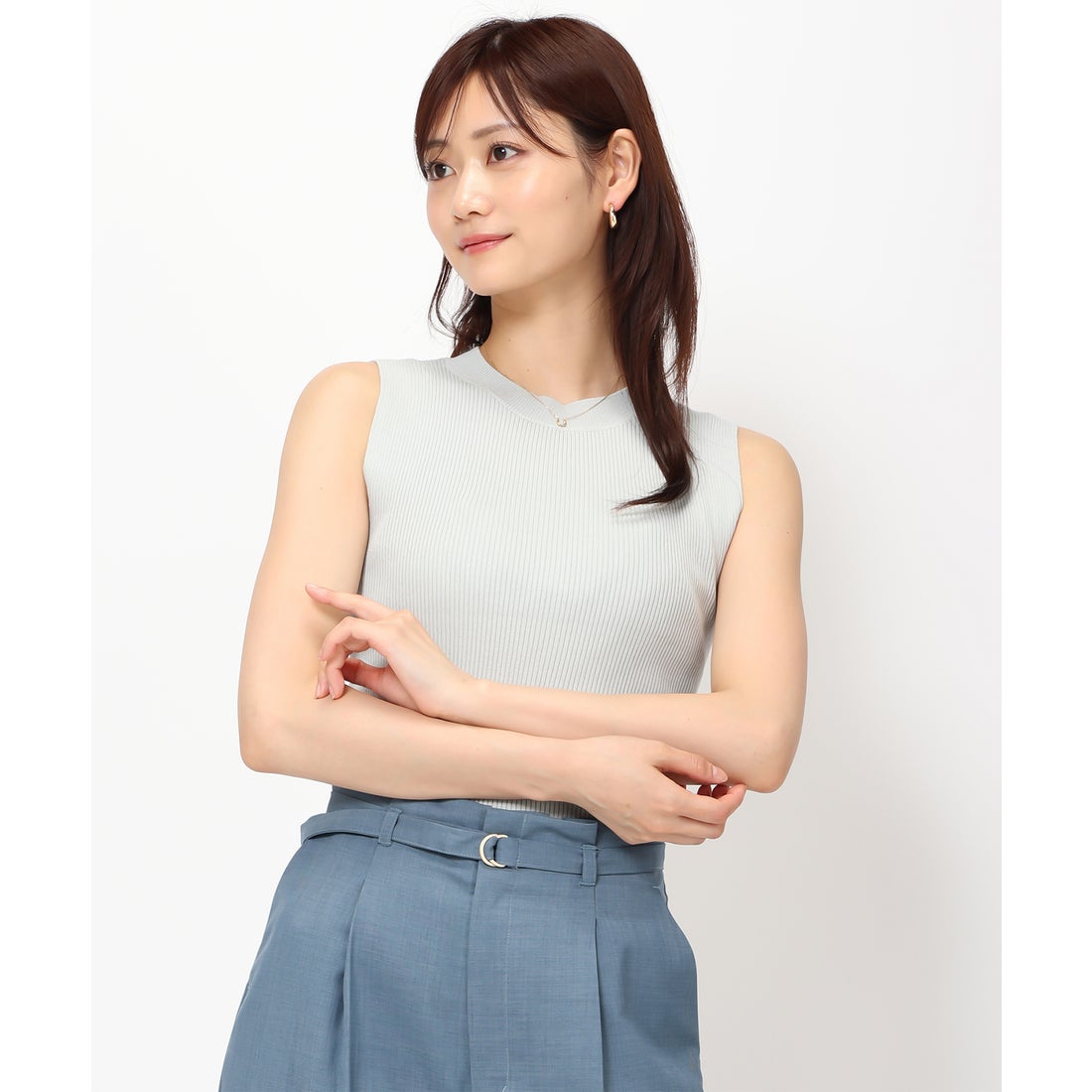 ミッシュマッシュ MISCH MASCH 【2024春夏新作】リボンブラウスキャミ 