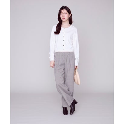ミッシュマッシュ MISCH MASCH 2026秋冬新作 ベーシックレイヤードカーディガン MM638406 （WHITE）｜詳細画像