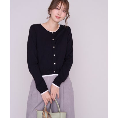 ミッシュマッシュ MISCH MASCH 2026秋冬新作 ベーシックレイヤードカーディガン MM638406 （BLACK）｜詳細画像