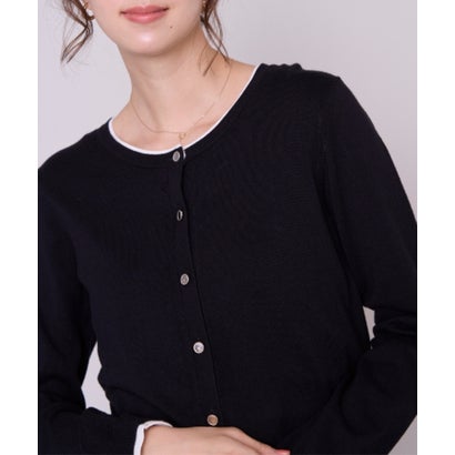 ミッシュマッシュ MISCH MASCH 2026秋冬新作 ベーシックレイヤードカーディガン MM638406 （BLACK）｜詳細画像