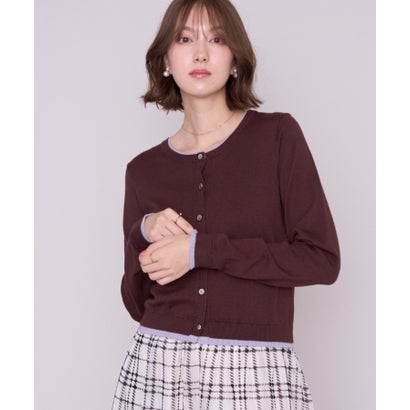 ミッシュマッシュ MISCH MASCH 2026秋冬新作 ベーシックレイヤードカーディガン MM638406 （BROWN）｜詳細画像