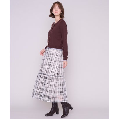 ミッシュマッシュ MISCH MASCH 2026秋冬新作 ベーシックレイヤードカーディガン MM638406 （BROWN）｜詳細画像