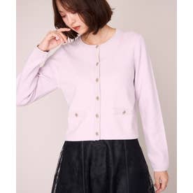 2026秋冬新作 クリスタルラメニットジャケット MM648503 （PINK）