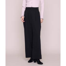 2026秋冬新作 サイドチェーンワイドパンツ MM647301 （BLACK）