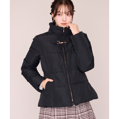 ミッシュマッシュ MISCH MASCH 2026秋冬新作 ビット付きファー襟ミドルダウン MM648604 （BLACK）｜詳細画像