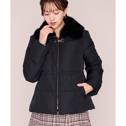 ミッシュマッシュ MISCH MASCH 2026秋冬新作 ビット付きファー襟ミドルダウン MM648604 （BLACK）｜詳細画像