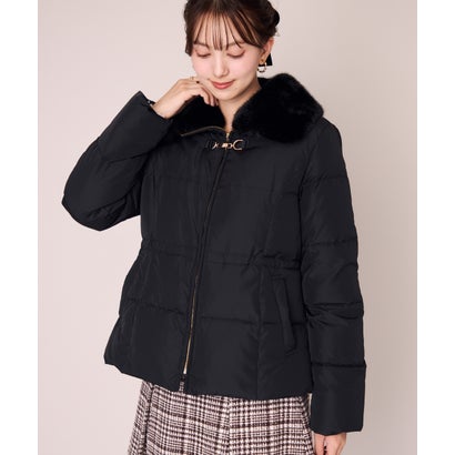 ミッシュマッシュ MISCH MASCH 2026秋冬新作 ビット付きファー襟ミドルダウン MM648604 （BLACK）｜詳細画像