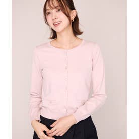2026秋冬新作 ベーシックビジューアソート配色カーディガン MM648406 （PINK）