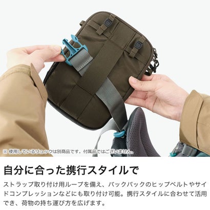 正規品2年保証 ショルダーバッグ メンズ レディース ブランド 斜めがけバッグ 軽量 ナイロン ミニショルダー 1.5L ジャンボ ヴァリエショルダー MIS01355 （SAPHIR）｜詳細画像