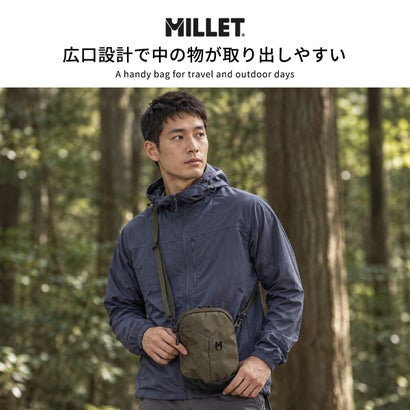 正規品2年保証 ショルダーバッグ メンズ レディース ブランド 斜めがけバッグ 軽量 ナイロン ミニショルダー 1.5L ジャンボ ヴァリエショルダー MIS01355 （BLACK-NOIR）｜詳細画像