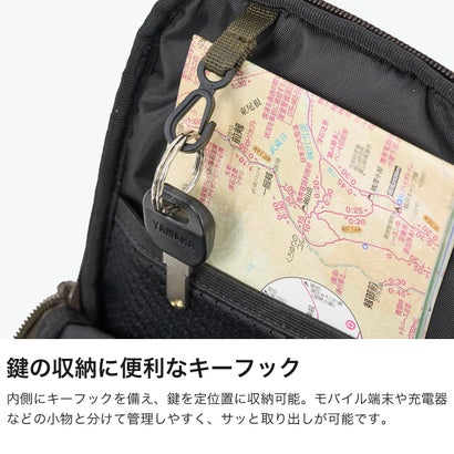 正規品2年保証 ショルダーバッグ メンズ レディース ブランド 斜めがけバッグ 軽量 ナイロン ミニショルダー 1.5L ジャンボ ヴァリエショルダー MIS01355 （BLACK-NOIR）｜詳細画像