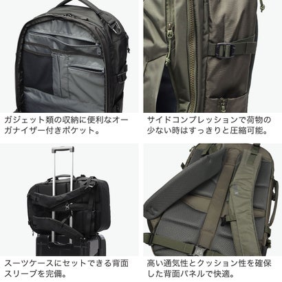 正規品2年保証 リュック メンズ レディース 大容量 大きめ ブランド おしゃれ カジュアル ビジネス 通勤 大人 旅行 アウトドア シンプル PC収納 30L EXP NX 30 MIS01308 （DORITE）｜詳細画像