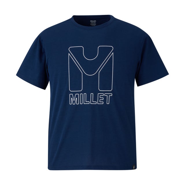 アウトドア BIG MONO LOGO TS SS MIV03191 （N7317 SAPHIR）