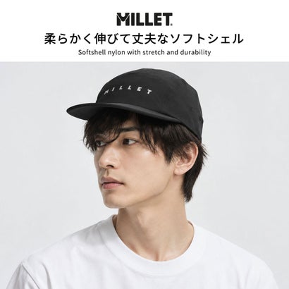 正規品2年保証  帽子 メンズ レディース キャップ 5パネル ブランド 大人 カジュアル アジャスター サイズ調節 軽量 登山 シンプル ロゴ セネカ 5 MIV03307 （BLACK-NOIR）｜詳細画像