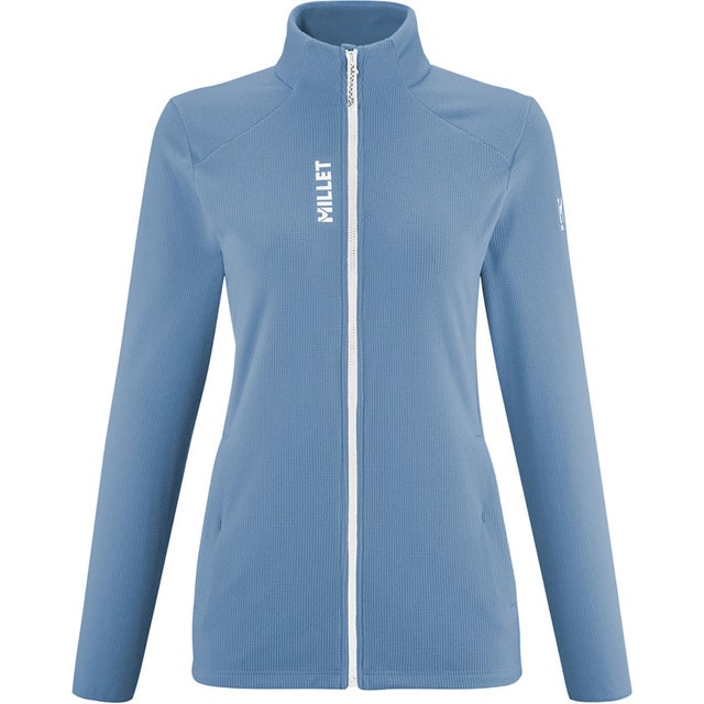 アウトドア ウビック ライトグリッド ジャケット UBIC LIGHTGRID JKT レディース アウター フリース 防寒 保温性 通 （N3171 CORONETBLUE）