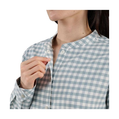 ミレー/レディス/PARADIS STAND SHIRT LS W （AQUATIC）｜詳細画像