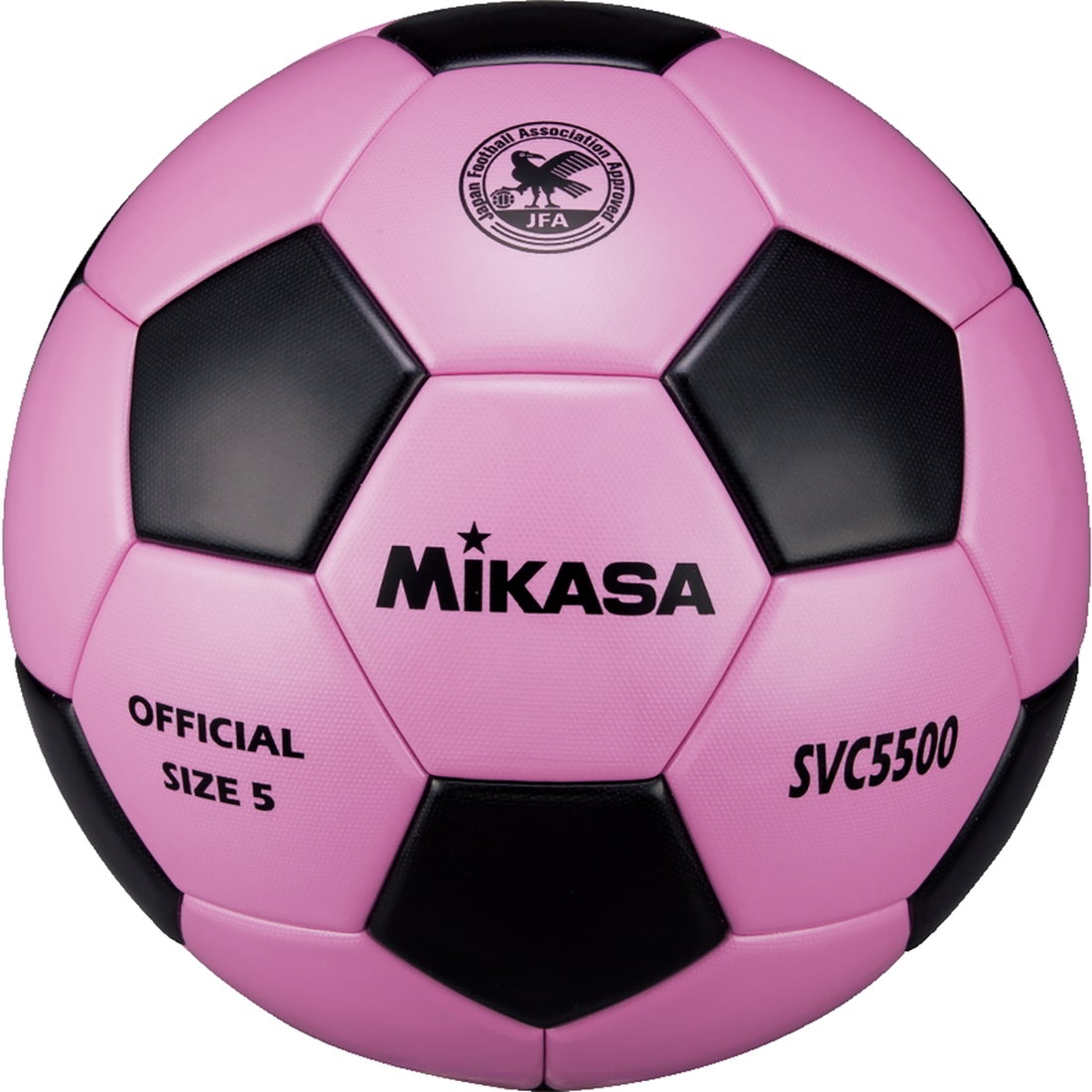 MIKASA ミカサ サッカーボール 検定球5号球(ピンク×ブラック) SVC5500-PBK ピンク×ブラック サッカー ボール -サッカー ショップ【SWS】