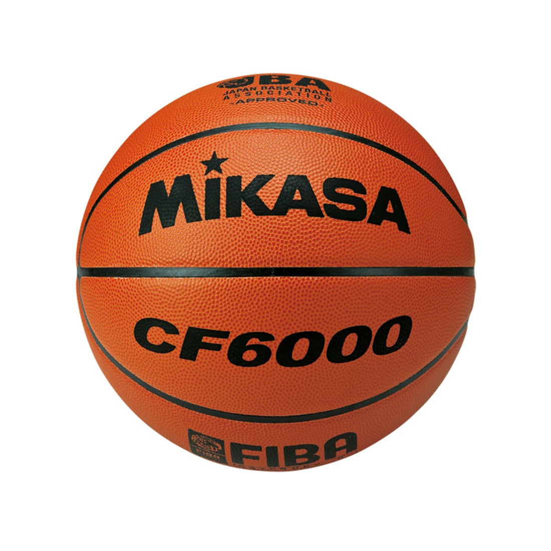 MIKASA ミカサ バスケットボール6号検定球(ブラウン) CF6000 ボール -【SWSバスケットボール】