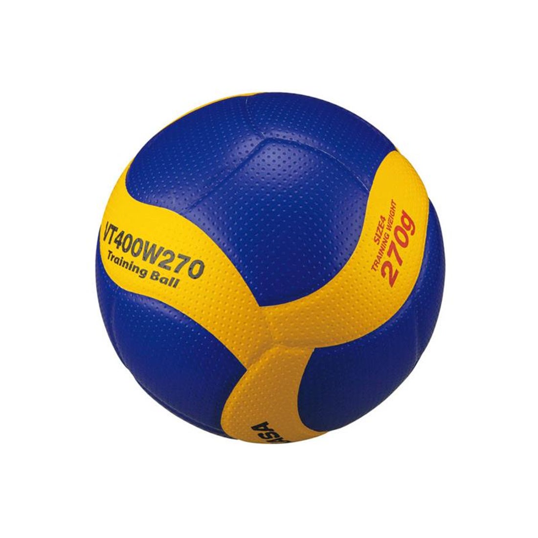 MIKASA ミカサ バレー4号 トレーニングボール重量約270ｇ(イエロー) VT400W270 ボール -【SWSバレーボール】