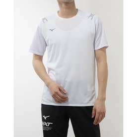 メンズ 半袖機能Tシャツ クイックドライTシャツ_ 32MAB02401 （ホワイト）
