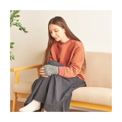 ミズノ/ブレスサーモゆるぬくマルチウォーマー[ユニセックス] （ライトグレー杢）｜詳細画像